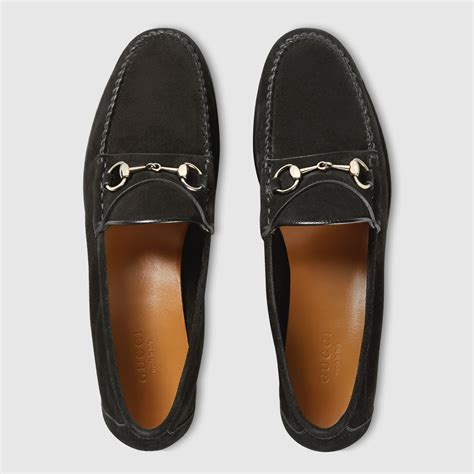 brown gucci loafers womens|gucci suede loafer.